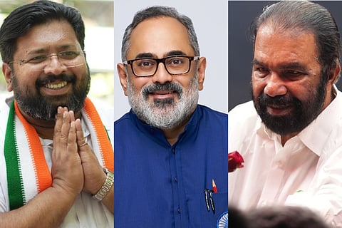 KS Sabarinadhan, Rajeev Chandrasekhar, V Sivankutty
