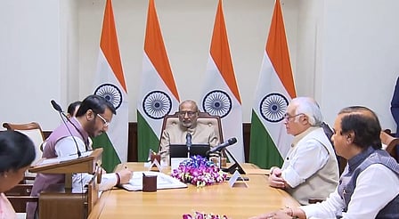 Ajit Pawar's son Parth Pawar takes oath as Rajya Sabha member