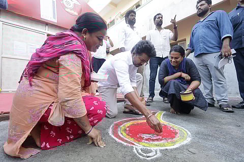 TVK chief Vijay visits Perambur, meets residents in door-to-door outreach 
