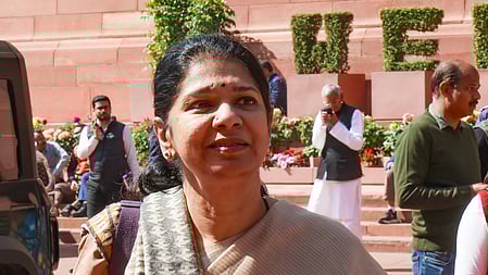 ‘Think about your future, then vote,’ says DMK’s Kanimozhi after casting ballot in Chennai