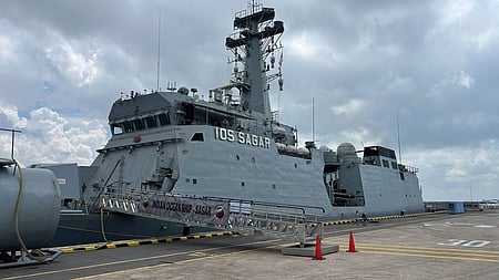 Indian Naval Ship arrives in Singapore under IOS SAGAR mission
