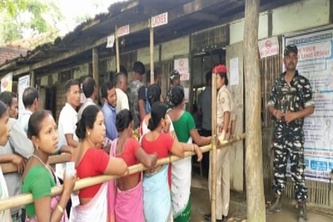 Assam records over 82% polling in final phase of voting