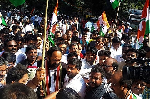 Stormy start to Telangana Assembly: Congress workers detained during 'Chalo Assembly'