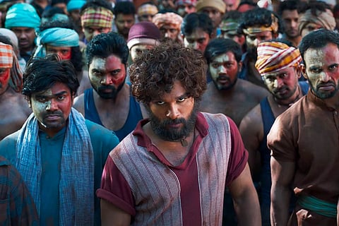 Allu Arjun as Pushpa Raj in Daako Daako Meka