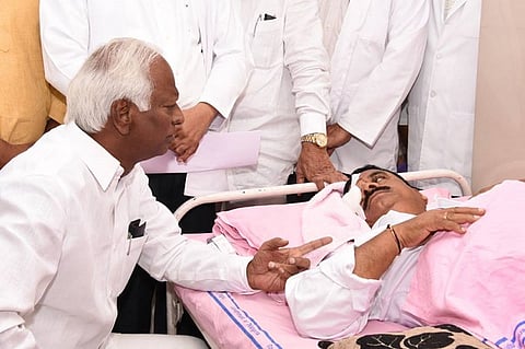 Ruckus in Telangana Assembly: Congress MLAs hit back at TRS for alleging they were drunk