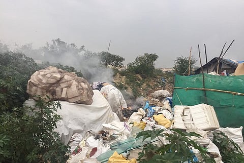 Residents suffer as garbage burning chokes clean air supply in Bengaluru’s Whitefield