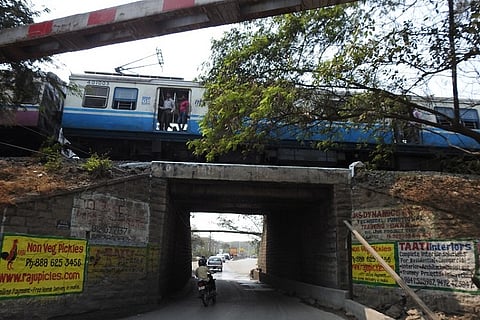 Flowing sewer and traffic jams: Commuters miserable at Hyd's HITEC city underpass