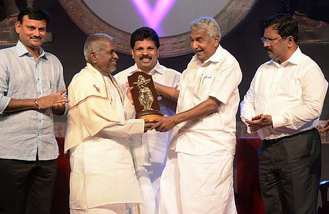 Kerala presents Nishagandhi award to maestro Ilayaraja, promises land for music institute