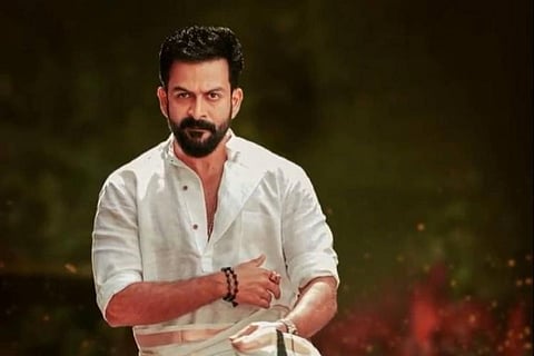 Prithviraj Sukumaran in a poster from Kaduva