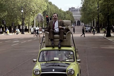 Mr Bean is back: Watch Rowan Atkinson recreate a scene from the show