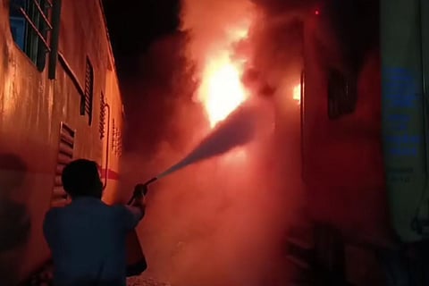 Madurai train fire: Southern Railway safety commissioner to probe incident