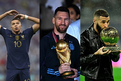Messi, Mbappe and Benzema