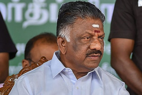 Senior AIADMK leader O Panneerselvam