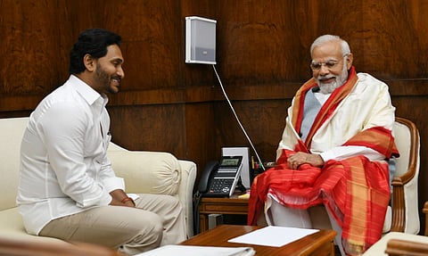 Andhra CM meets PM Modi in Delhi