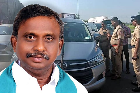 Parandur Airport Row PR Pandian detained  