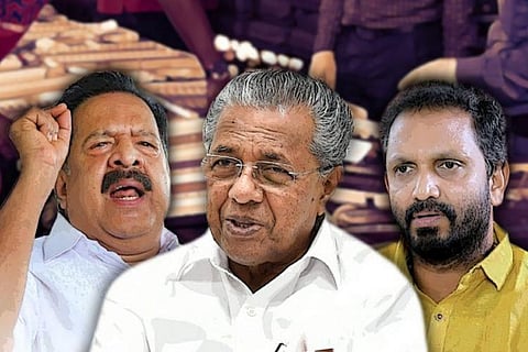 Ramesh Chennithala, Pinarayi Vijayan, K Surendran