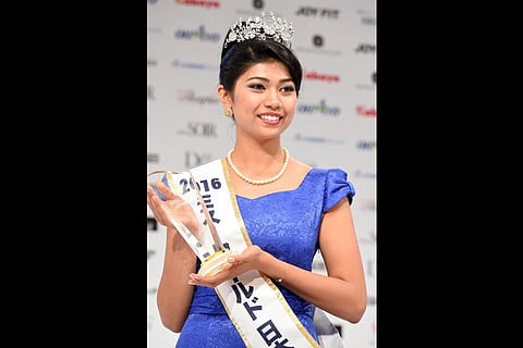 'Everyone thought I was a germ': Half-Indian Miss Japan triggers debate on race