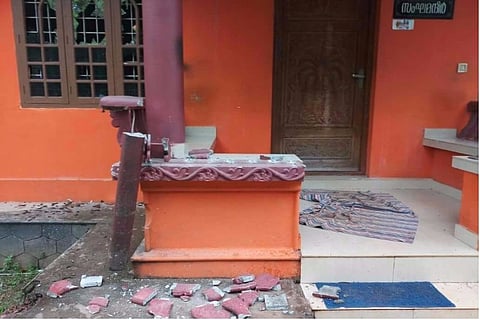 RSS office and Sree Narayana Guru temple attacked in Kannur; hartal announced