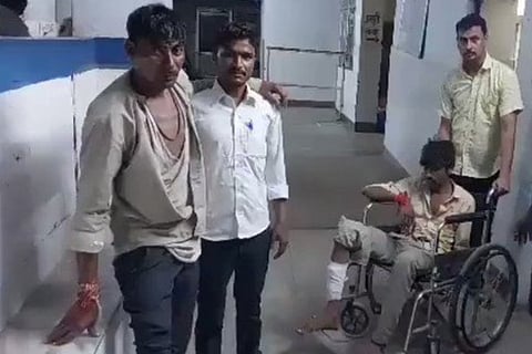 police arrested three people, including the survivor’s husband. 