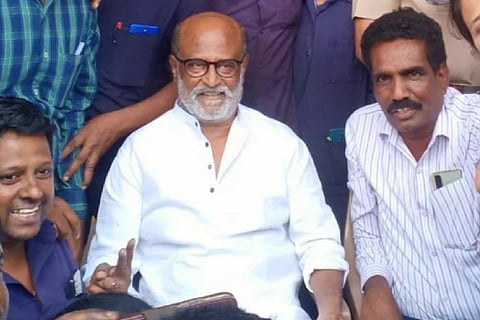 Rajinikanth makes surprise visit to BMTC bus depot in Bengaluru