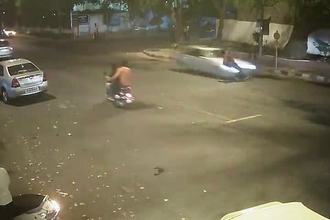 Watch: Shocking CCTV footage of the Delhi Mercedes hit-and-run accident