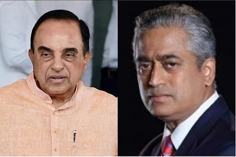 With ‘mental hospital’ ‘jokes’, Subramanian Swamy, Rajdeep get into Twitter war of words