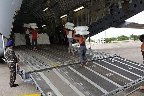 Kerala floods: Telangana govt dispatches 100 tonnes of food for children
