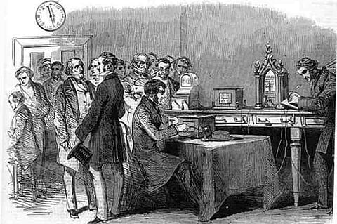 LOL in the age of the telegraph