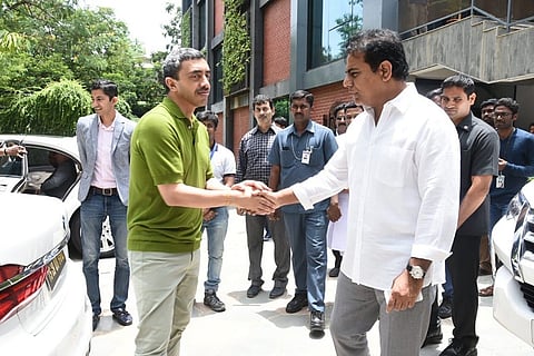 Telangana IT minister KTR proposes market access program for UAE-based startups