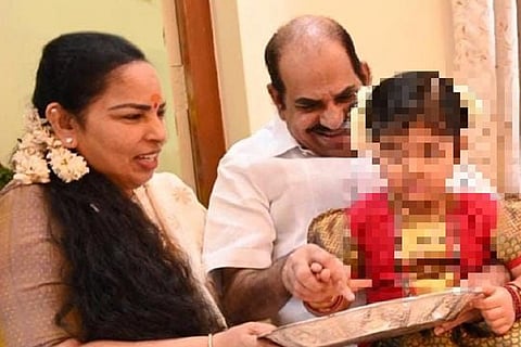 Vinodhini Balakrishnan and Kodiyeri Balakrishnan