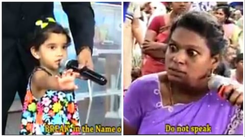 Let's talk about the most disturbing aspect of the viral video of exorcism: the children