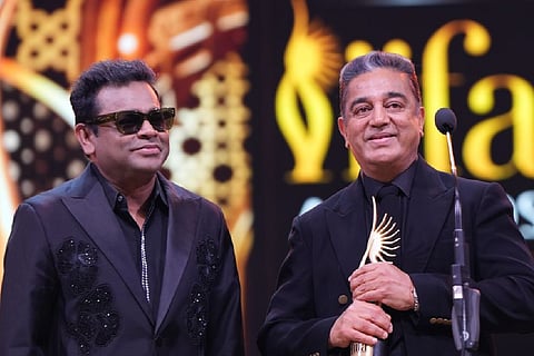 AR Rahman and Kamal Hassan at IIFA 2023