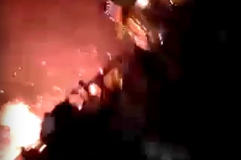 Video: The exact moment when the Kollam temple blast happened