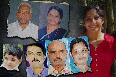 File images of victims and Jolly