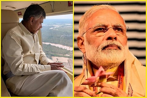 Andhra CM asks PM Modi for Rs 1,200 crore cyclone relief after Titli
