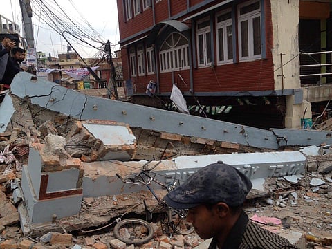 Five videos that captured the Nepal quake, aftershocks and damage 