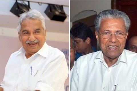 Oommen Chandy and Pinarayi Vijayan