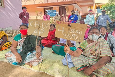 Sanitation workers protest after being unpaid for months