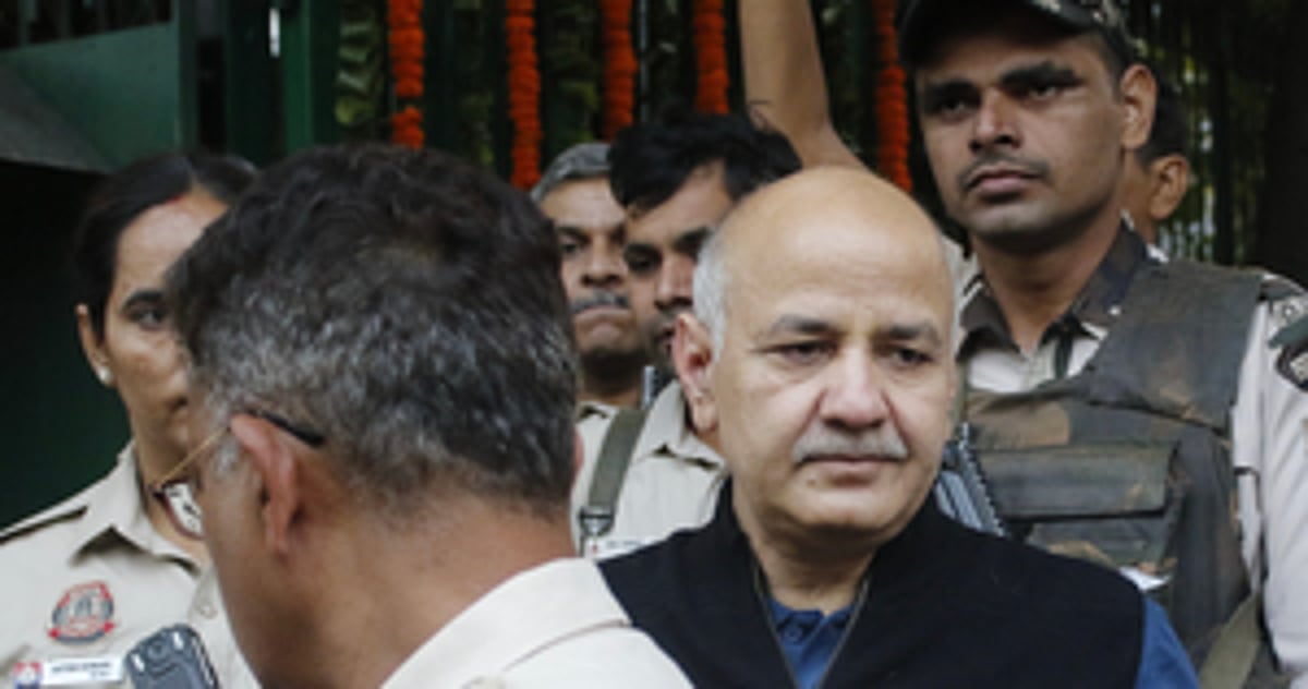Manish Sisodia granted threeday bail to attend niece's wedding