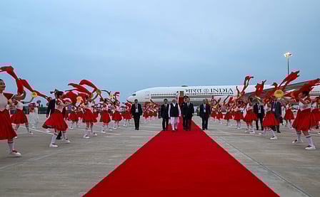Modi arrives in China's Tianjin to attend SCO Summit