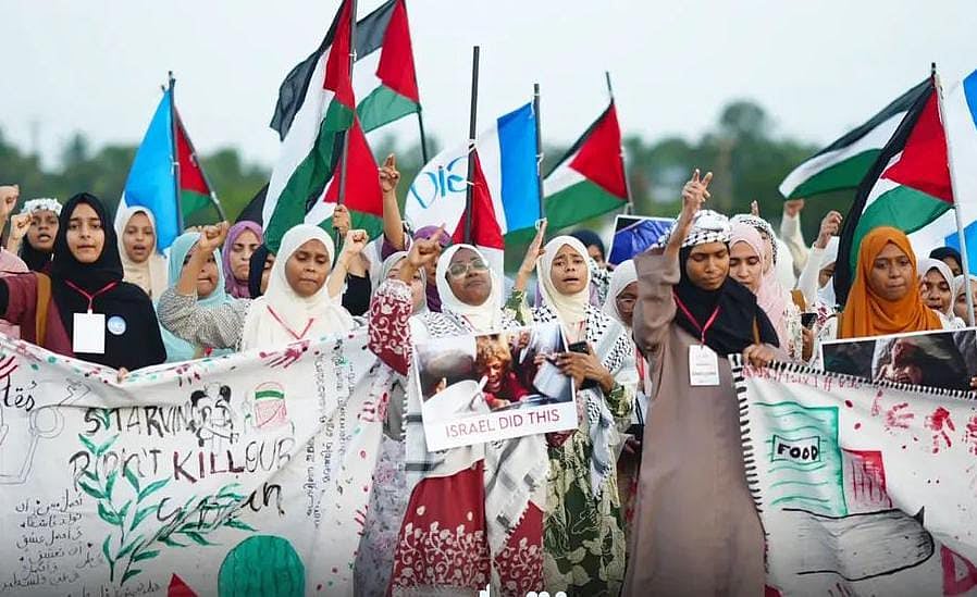30 Girls Islamic Organisation members booked for pro-Palestine rally in Madayipara