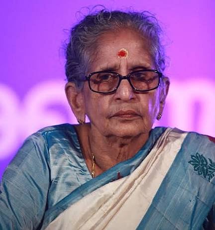 98-year-old literary icon M Leelavathy faces rightwing anger for speaking on Gaza kids
