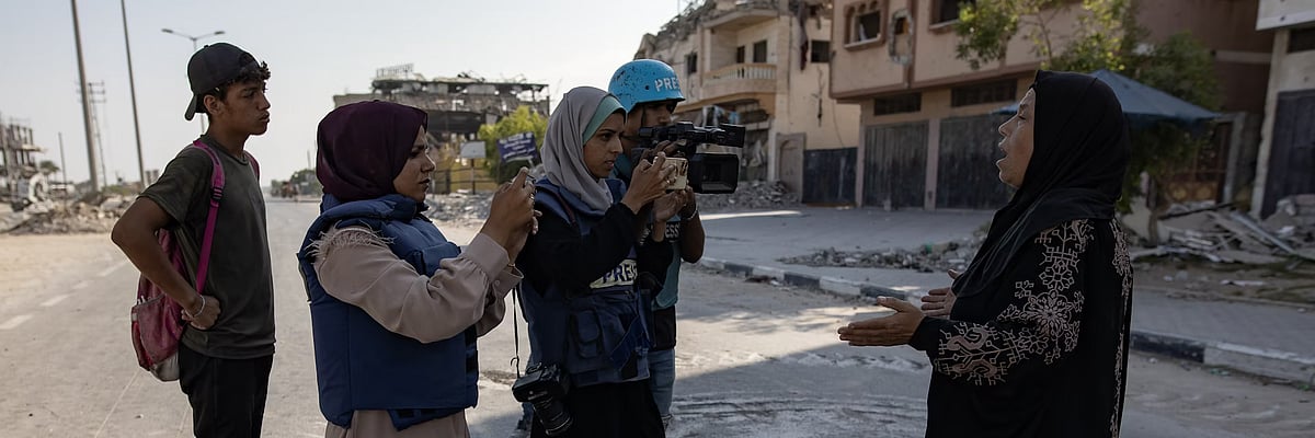 Israel is still not allowing international media back into Gaza, despite the ceasefire