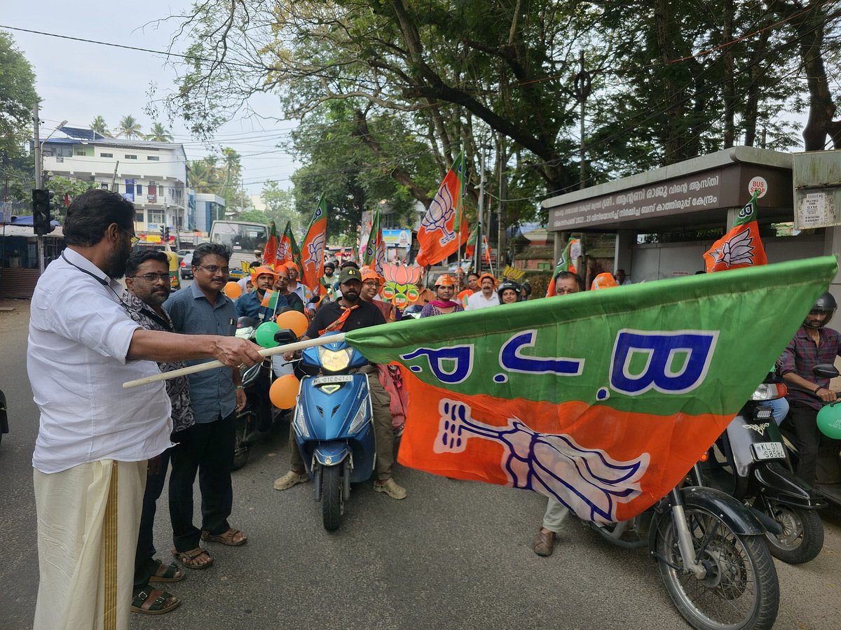 Modi hails TVM Corp win. Significant gains in Tripunithara Municipality