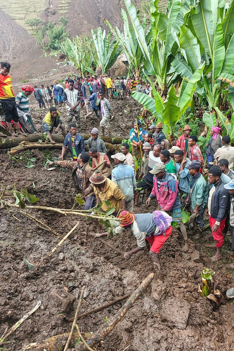 Landslides in southern Ethiopia leave at least 50 people dead and 125 missing