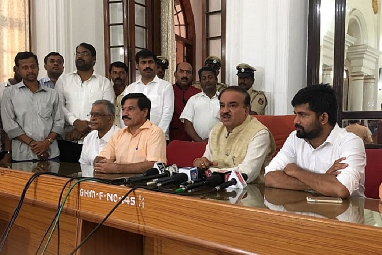 Ravana Rajya, says BJP's Ananth Kumar as Mysuru Hanuman Jayanthi ...