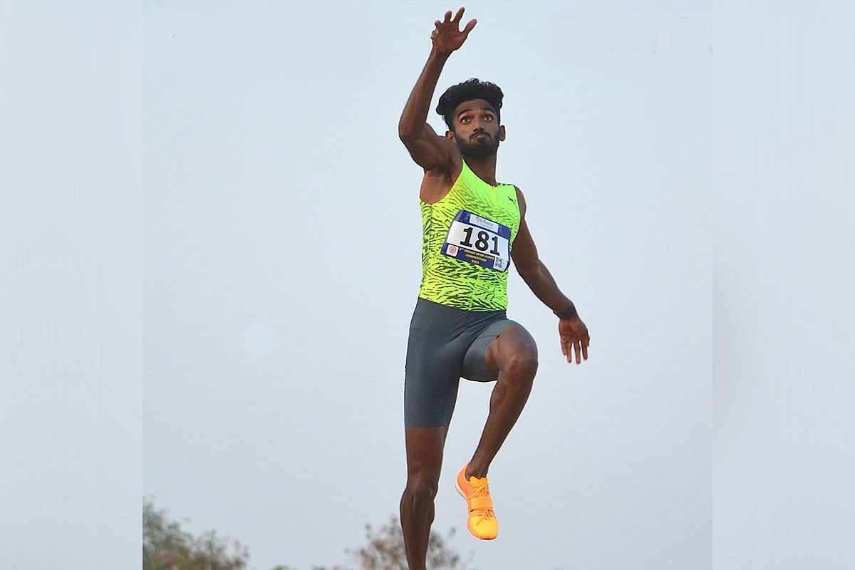 Indian Open Jeswin Aldrin breaks long jump National Record, claims gold