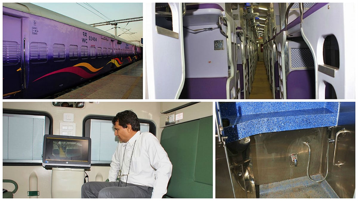 In pictures: Indian Railways unveils train coaches with swanky looks