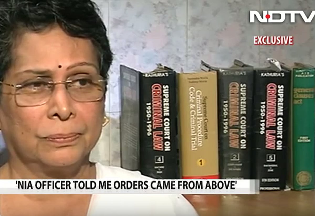 Rohini Salian discloses name of NIA officer who told her to