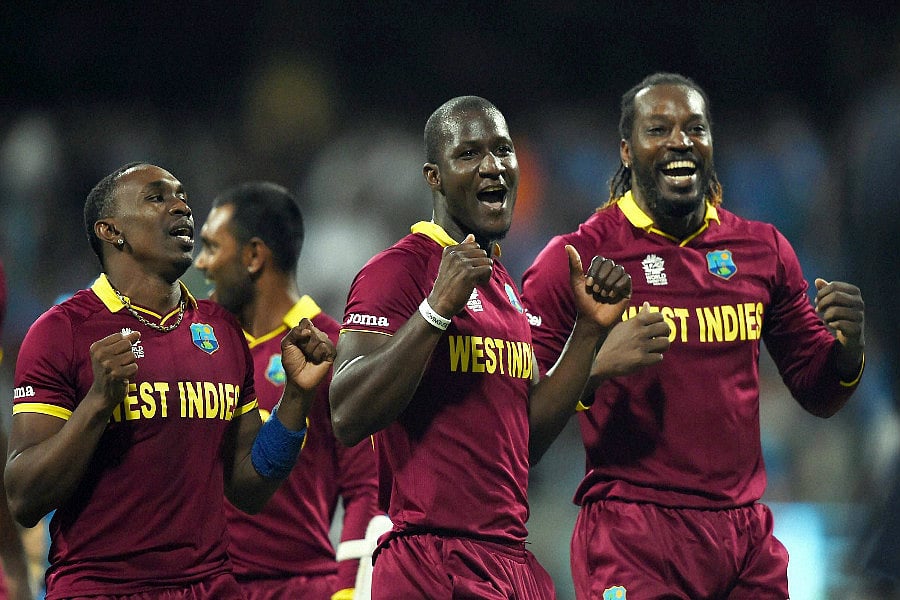 Viral Video: WI team celebrate after their win against India #WorldT20